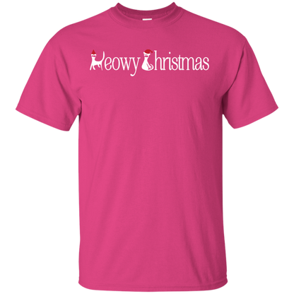 Christmas T-shirt Meowy Christmas Heliconia