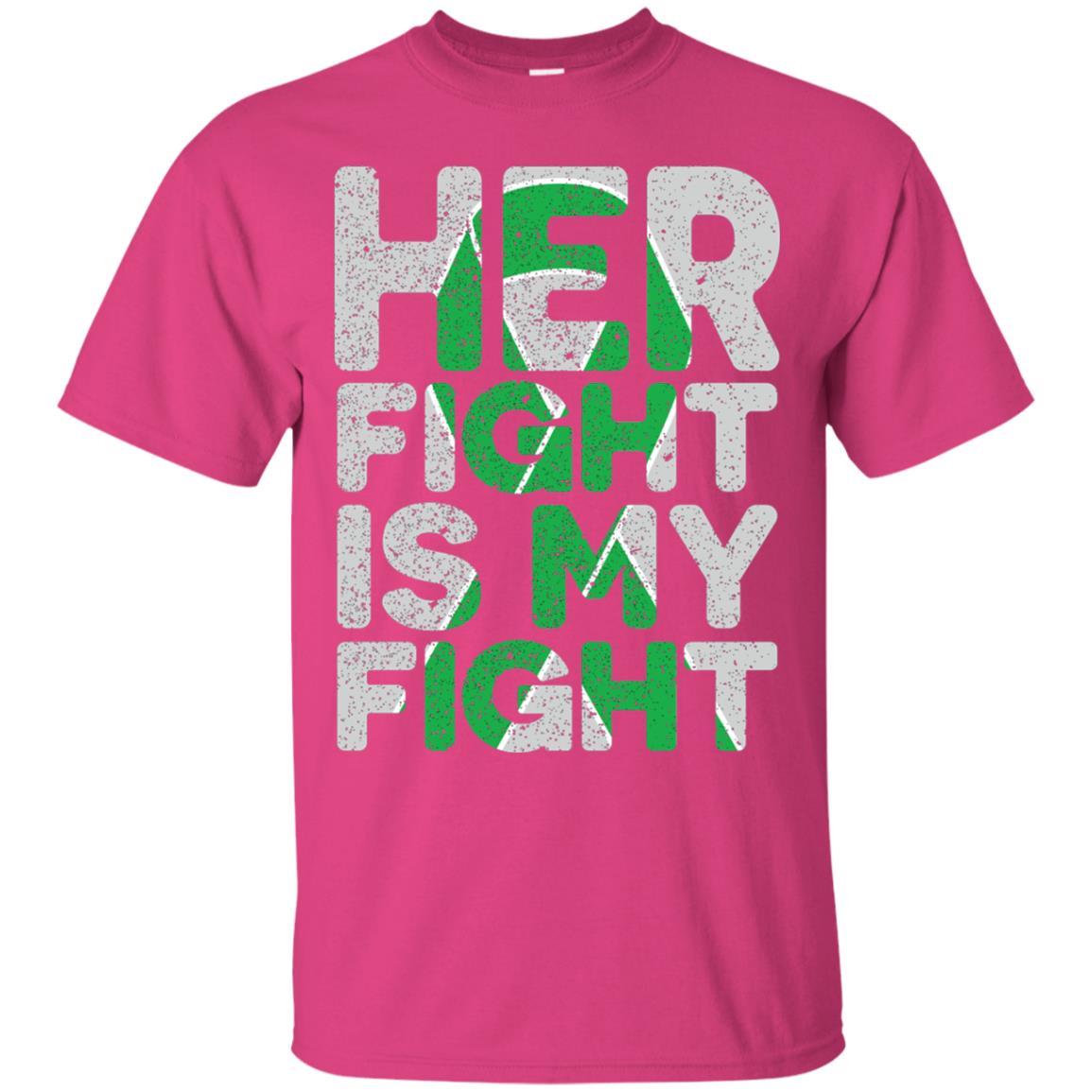 Her Fight Is My Fight Cerebral Palsy Support Shirt Heliconia