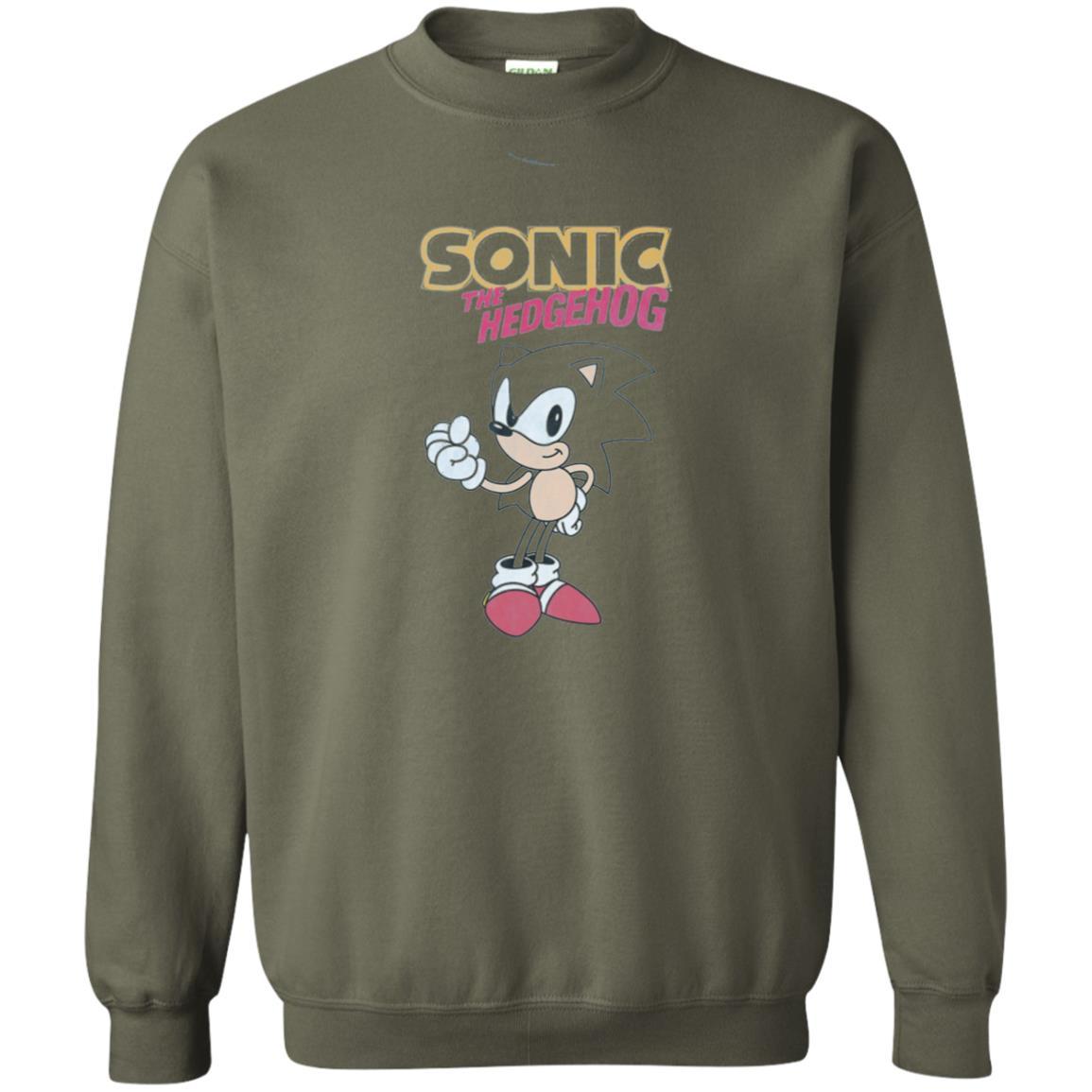 Movie T-Shirt Sonic The Hedgehog Military Green