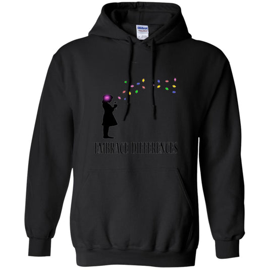 Autism Awareness T-shirt Embrace Differences T-shirt Black