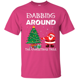 Christmas T-Shirt Dabbing Around The Christmas Tree