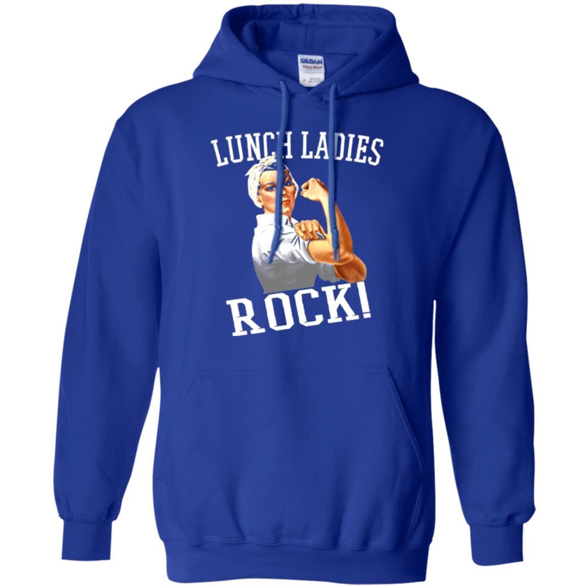 Lunch Ladies Rock Cafeteria Lunch Lady T-shirt Royal