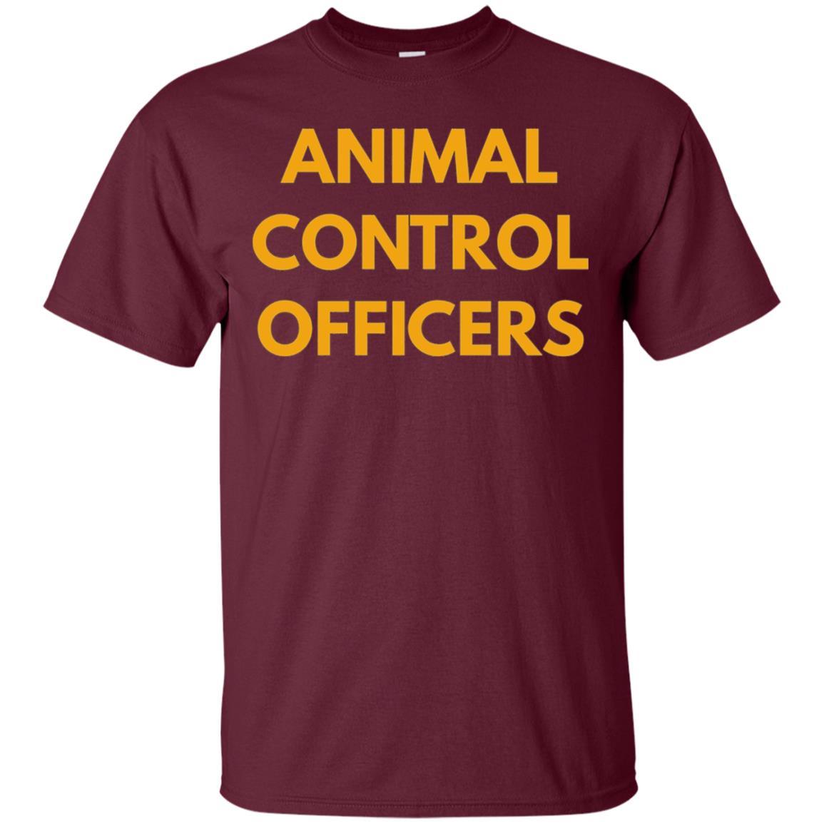 Animals Shelter T-shirt Animal Control Officers T-shirt Maroon