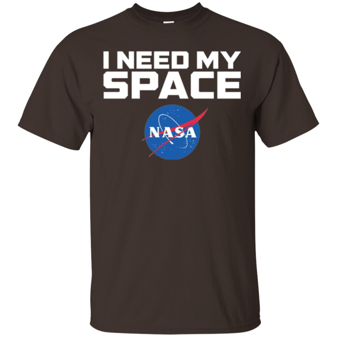 Nasa Logo T-shirt I Need My Space Dark Chocolate