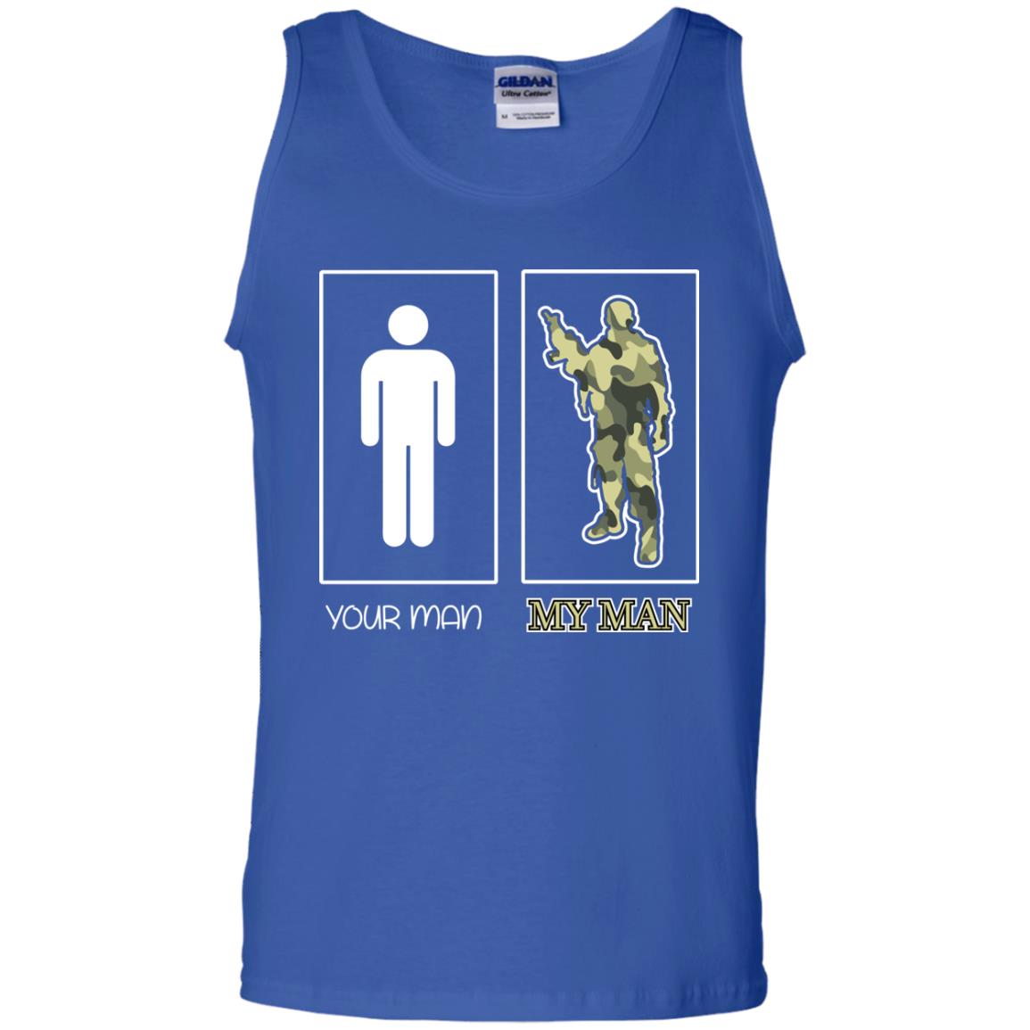 Your Man My Man Military Shirt Royal
