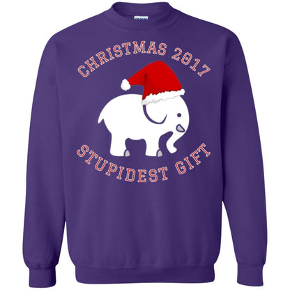 Elephant T-shirt Christmas 2017 T-shirt Purple