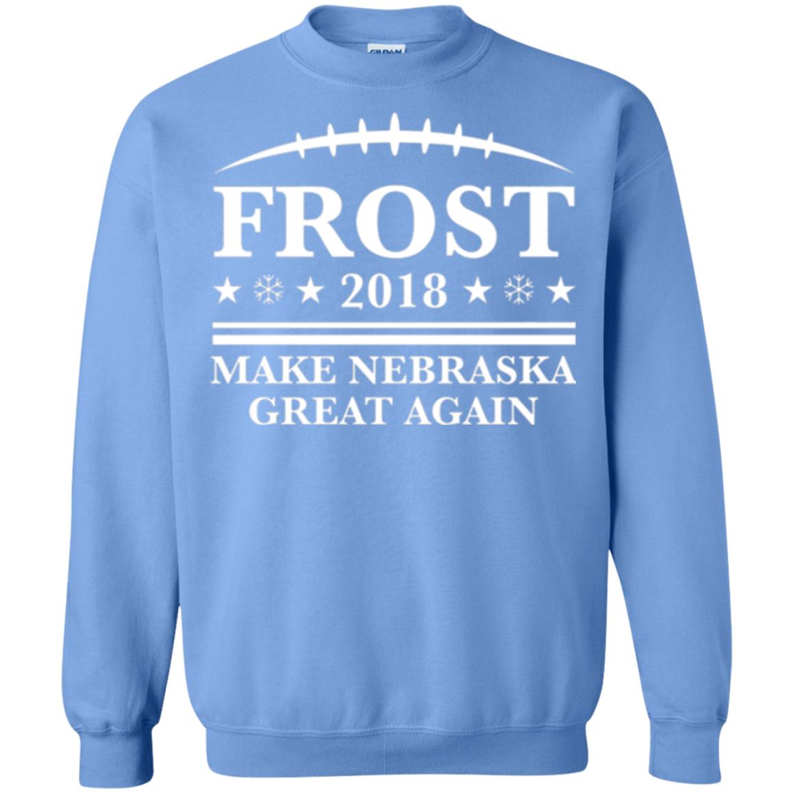 Frost 2018 T-shirt Make Nebraska Great Again Carolina Blue