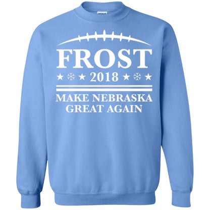 Frost 2018 T-shirt Make Nebraska Great Again Carolina Blue