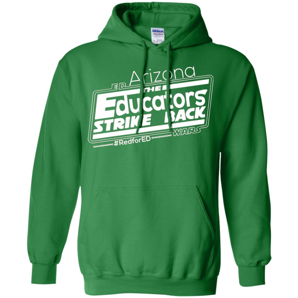 Arizona Teacher Tshirt Red For Ed Arizona The Educators Strike Back Irish Green