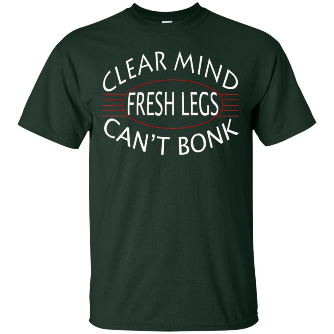 Clear Mind Fresh Legs Can't Bonk Marathon Running Shirt Forest