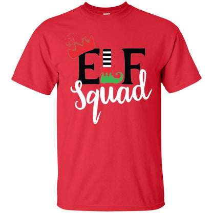 Christmas T-shirt Elf Squad Red