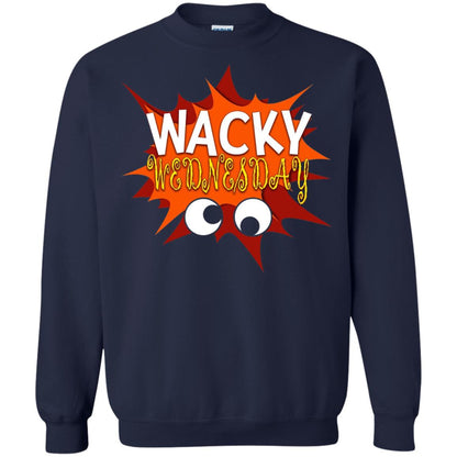 Wacky Wednesday Googly Eyes Silly T-shirt Navy