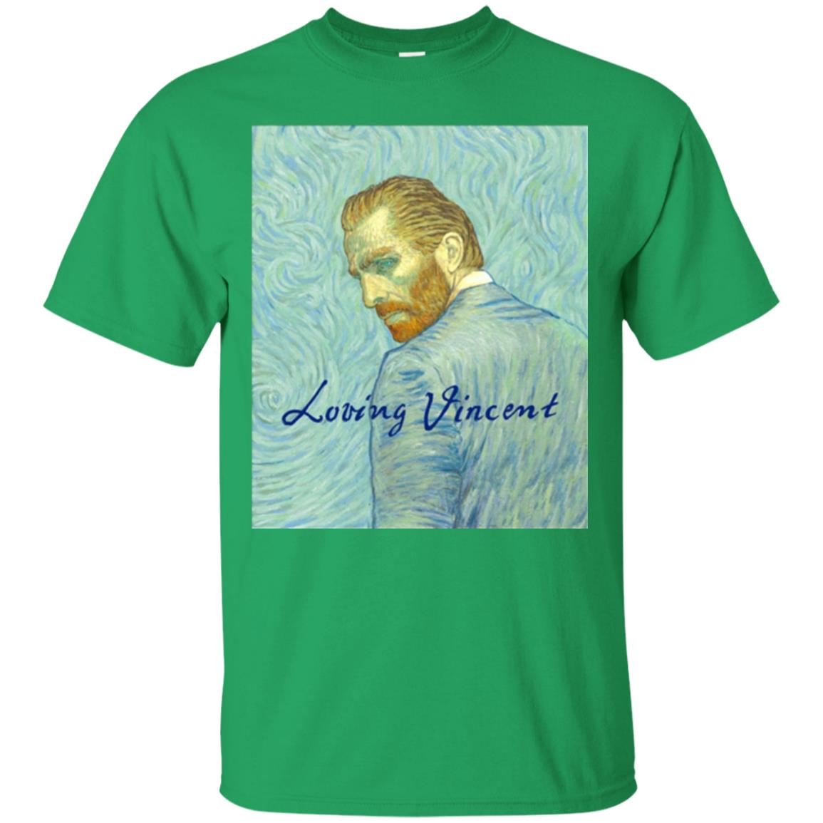 Movie Poster T-shirt Loving Vincent Irish Green