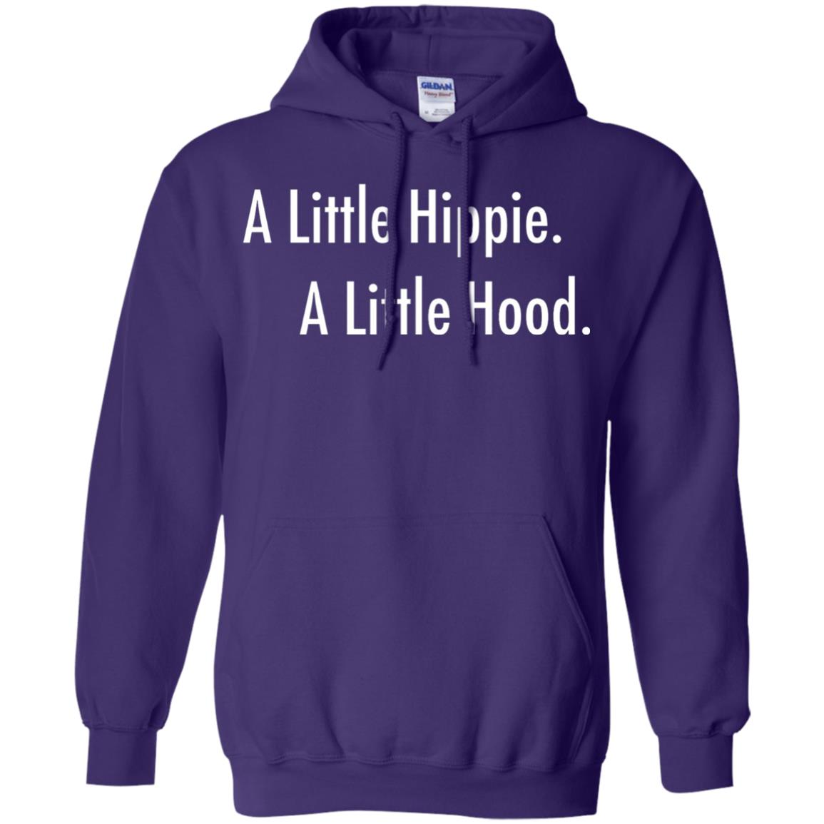 A Little Hippie A Little Hood Shirt Purple