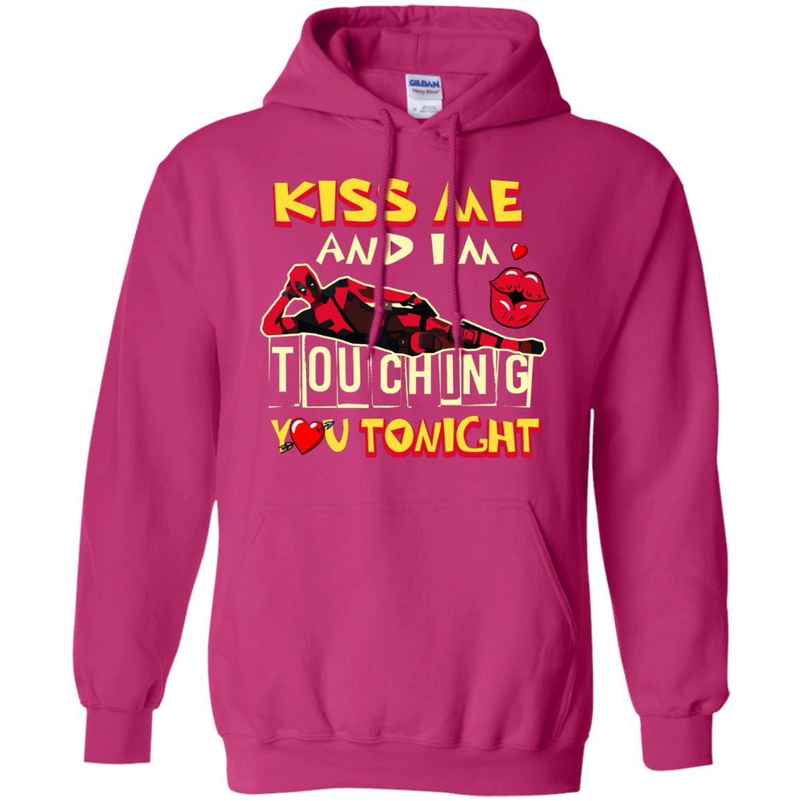 Kiss Me And I'm Touching You Tonight Film Lover T-shirt Heliconia