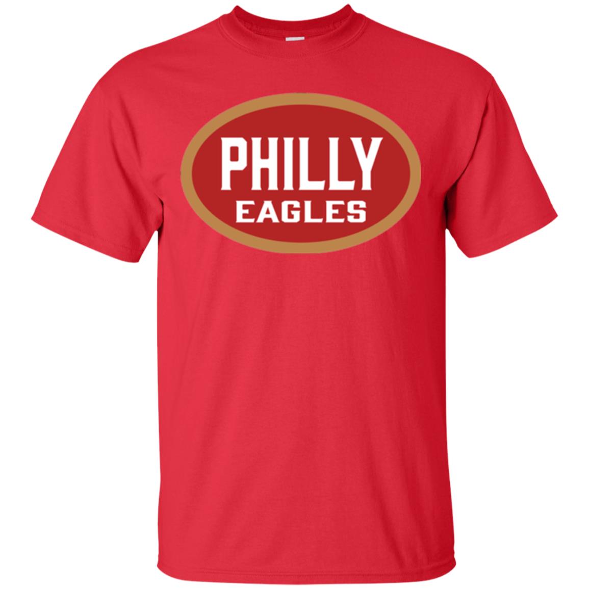 Football T-shirt Philly Eagles Red