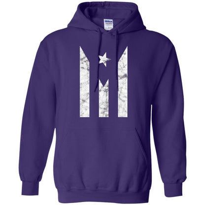 Boricua T-shirt Puerto Rico Black Flag T-shirt Purple