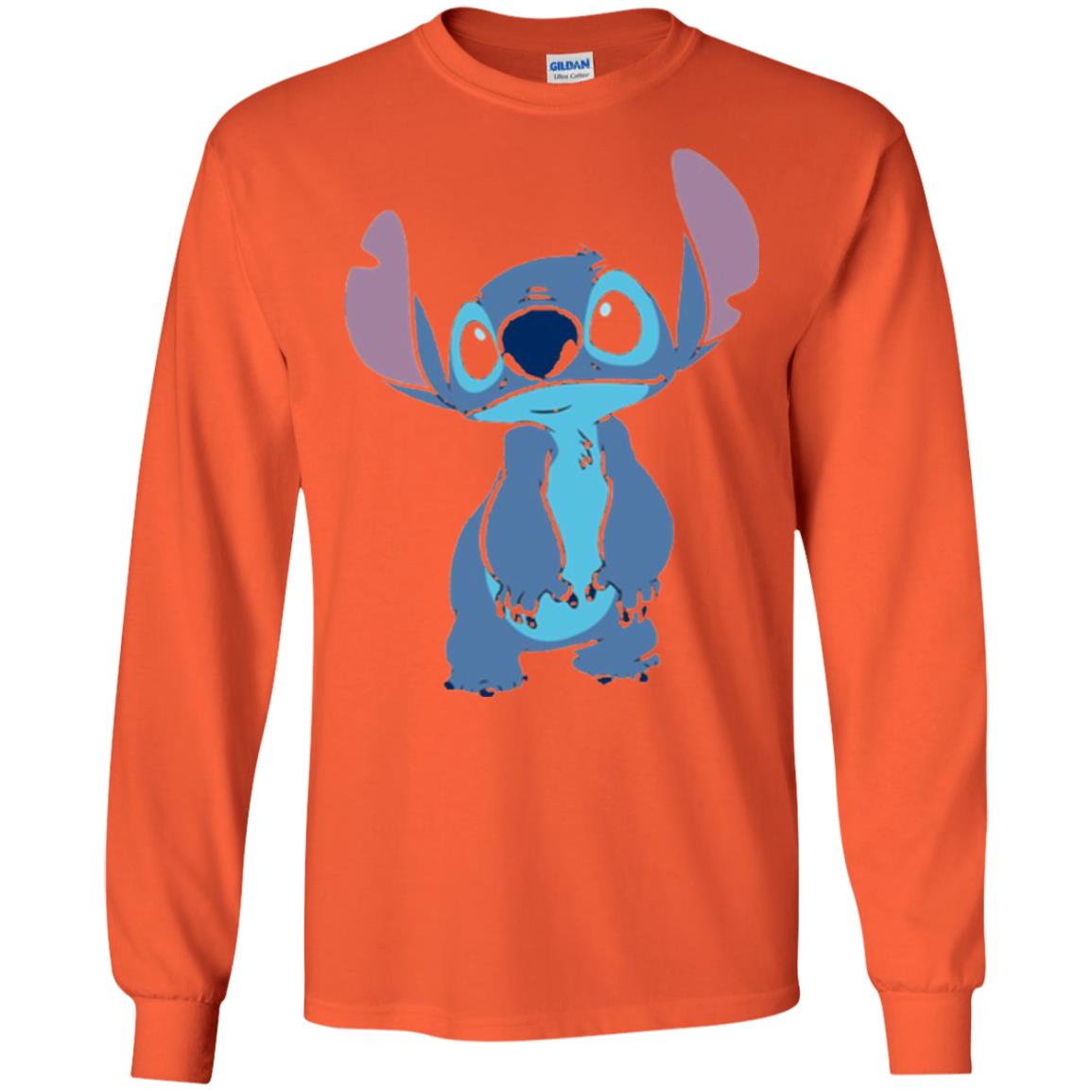 Disney Stitch Ohana T-shirt Orange