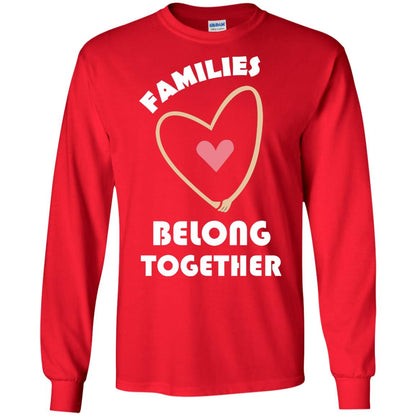 Families Belong Together Shirt For Members Of Family Red