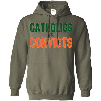 Football T-shirt Distressed Catholics Vs. Convicts 1988 Classic