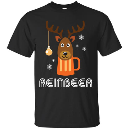 Christmas T-shirt Reinbeer Black