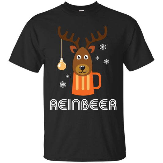 Christmas T-shirt Reinbeer Black