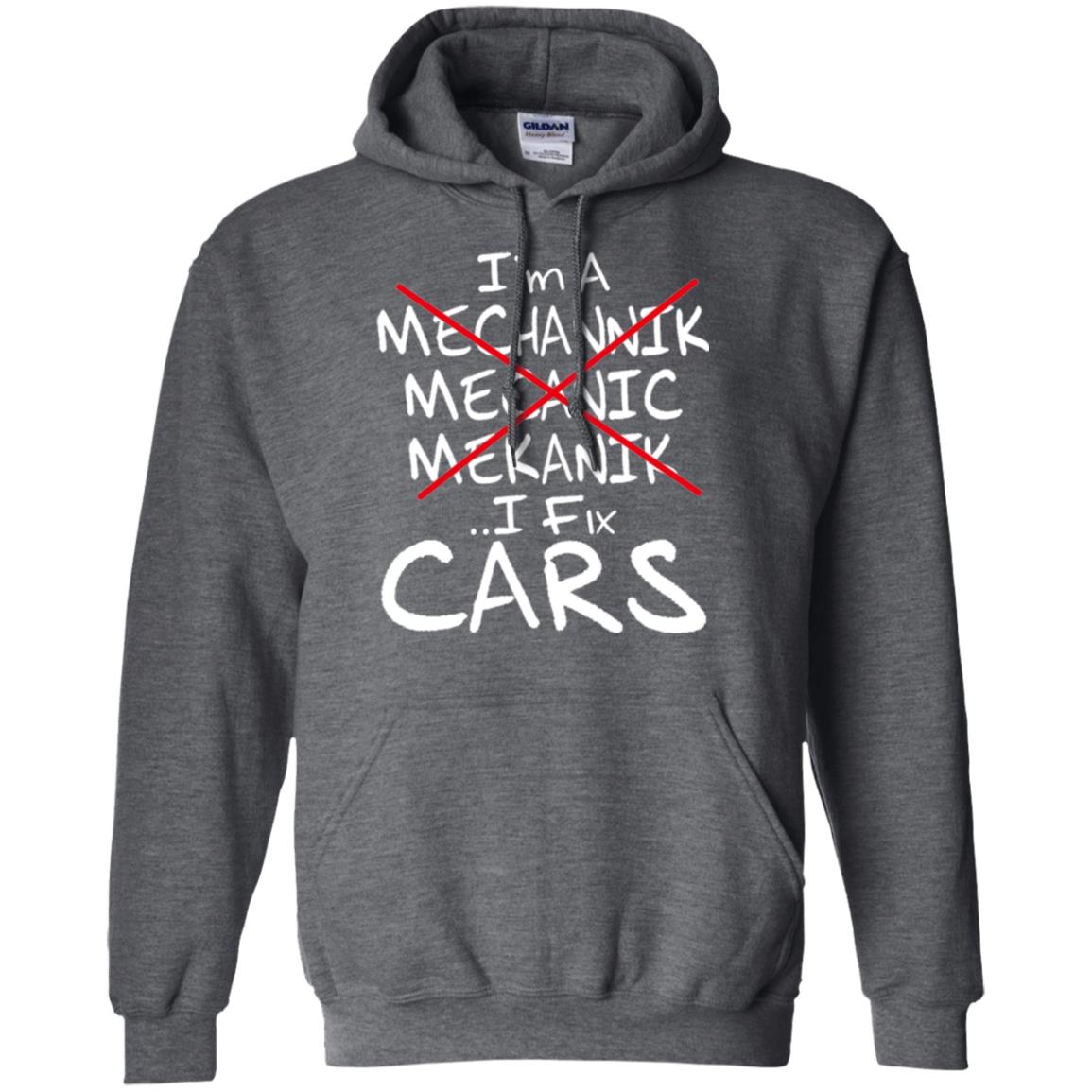 Mechanic T-shirt I Fix Cars Dark Heather