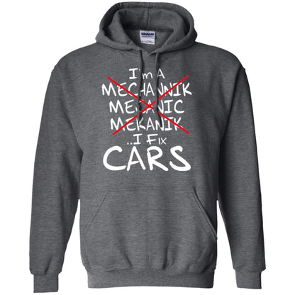 Mechanic T-shirt I Fix Cars Dark Heather