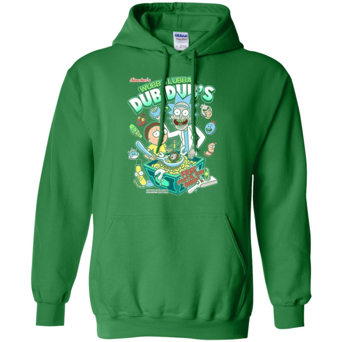 Movie T-shirt Wubba Luba Dub Dub_s Cereal Irish Green