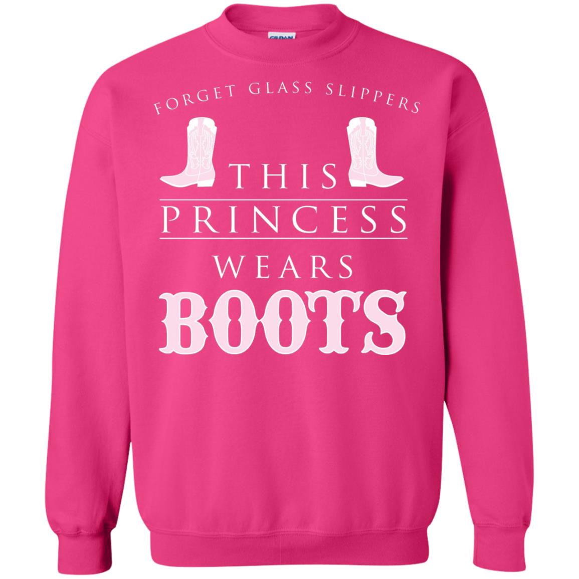 Forget Glass Slippers This Princess Wears Boots T-shirt Heliconia