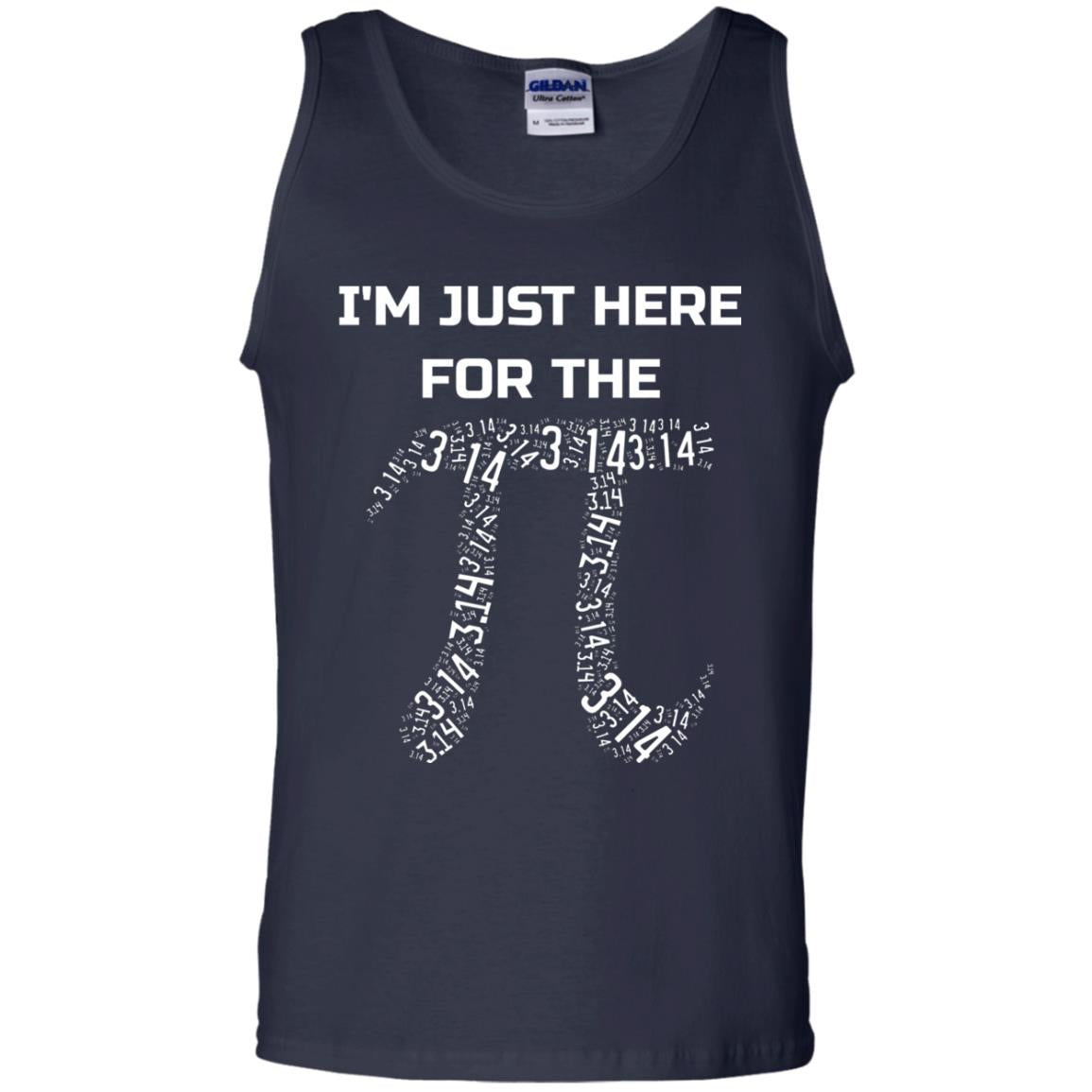 Im Just Here For The Pi Pi Day Shirt Navy
