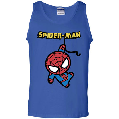 Spider-man Hanging Cute Kawaii Premium T-shirt Royal