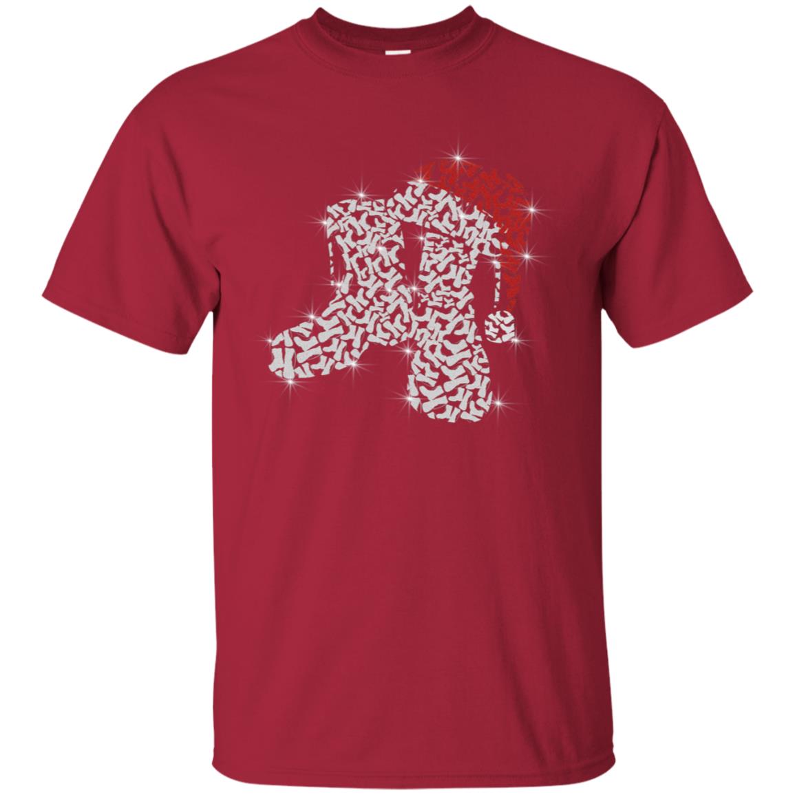 Veteran Boot With Santa Hat Merry Christmas Gift Shirt For Mens Womens Cardinal