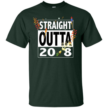 Straight Outta 2018 New Year 2019 Gift Shirt Forest