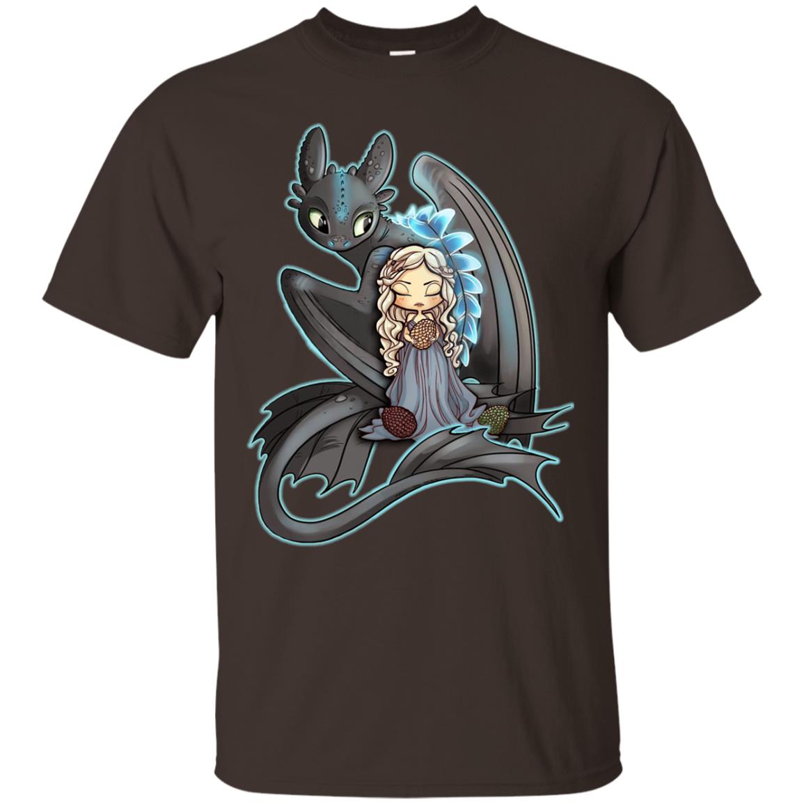 Dragon Night Fury Cartoon Shirt Dark Chocolate