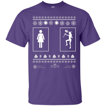 Your Wife And My Wife Valhalla Ugly Christmas Gift Shirt For Husband Purple