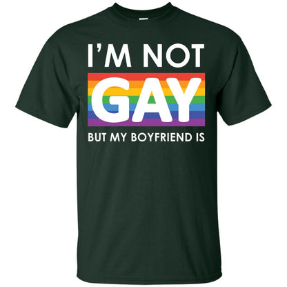 I_m Not Gay But My Boyfriend Is Lgbt Shirt Forest