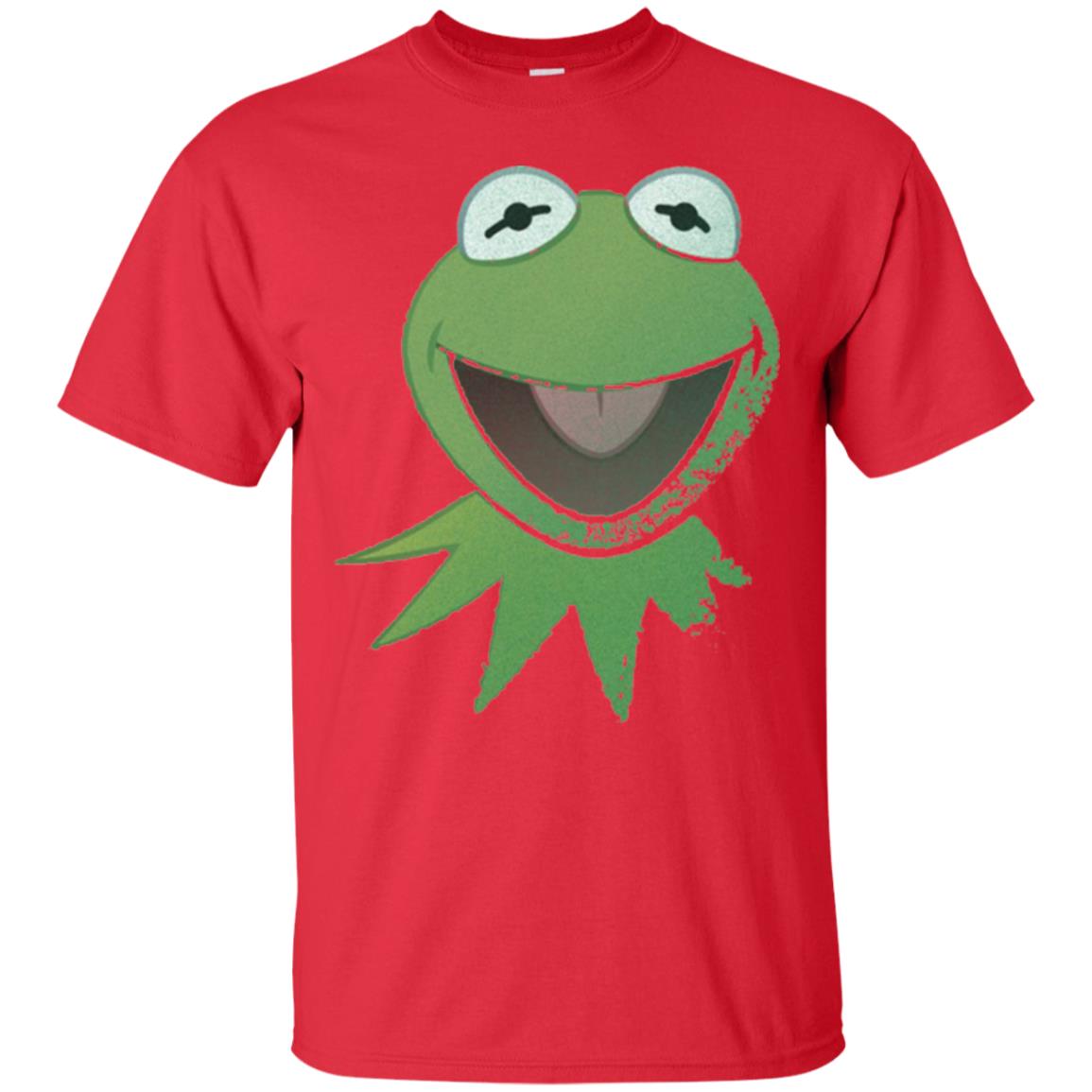 Muppets Kermit The Frog Face T-shirt Red