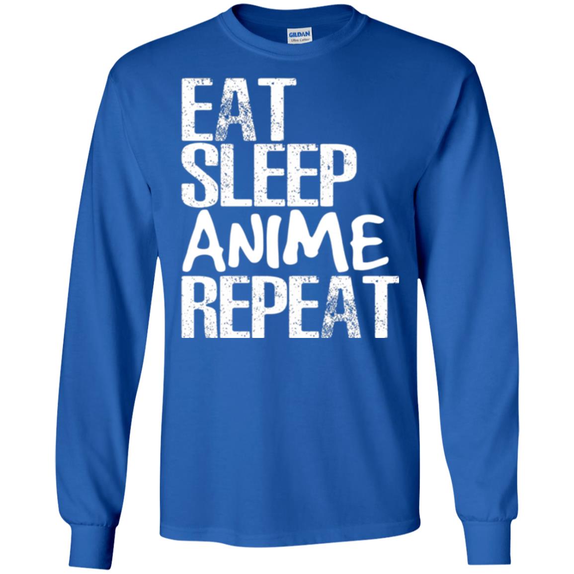 Funny Anime Binge T-shirt Eat Sleep Anime Repeat