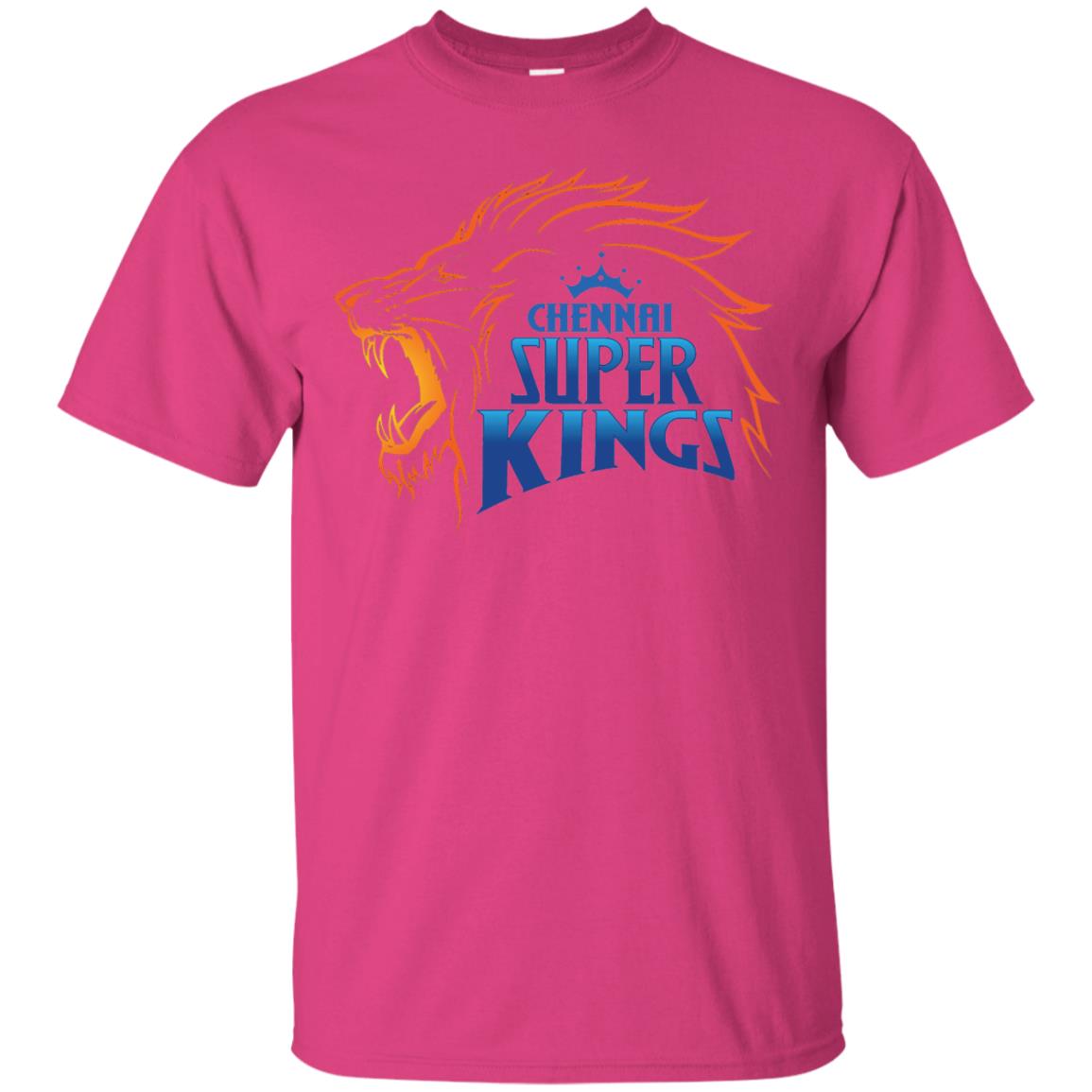 Chennai Super Kings Cricket Fans 2018 T-shirt Heliconia