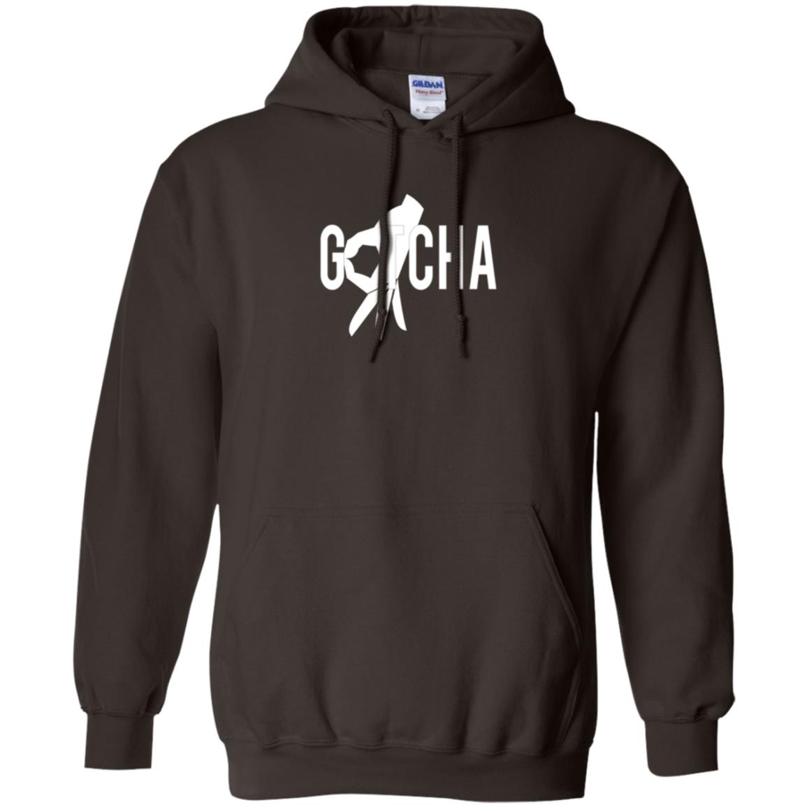Gotcha Finger Circle Game T-shirt Dark Chocolate