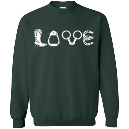 Love Riding Horse Shirts Forest Green