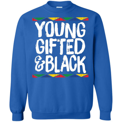 African Pride History Heritage T-shirt Young Gifted And Black Royal