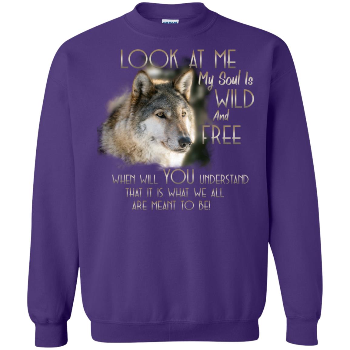 Look At Me My Soul Is Wild And Free When Will You Understand That It Is What We All Are Meant To Be Purple