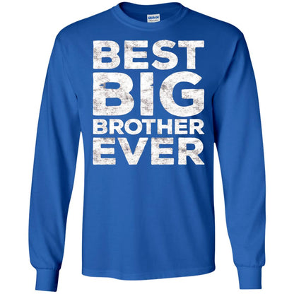Best Big Brother Ever Family T-shirt Royal