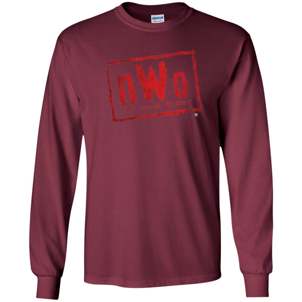 New World Order T-Shirt Maroon
