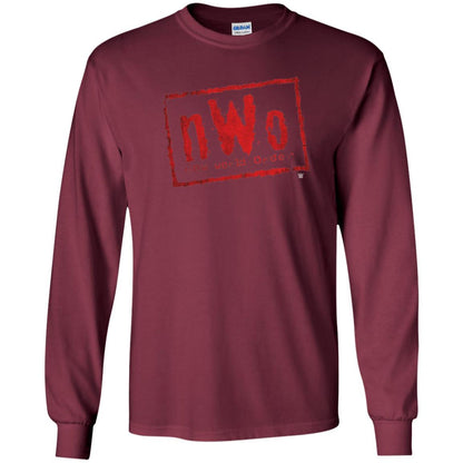 New World Order T-Shirt Maroon