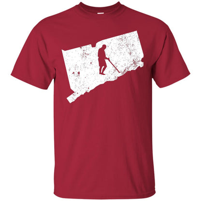 Connecticut Metal Detector Shirt Geocaching Swag Cardinal