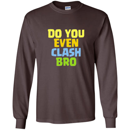 Royal Gamers T-shirt Do You Even Clash Bro Dark Chocolate