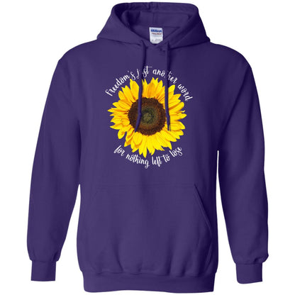 Freedom's Just Another Word For Nothing Left To Lose Shirt Purple